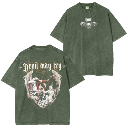 Dante Devil May Cry Vintage Unisex Washed T-Shirt