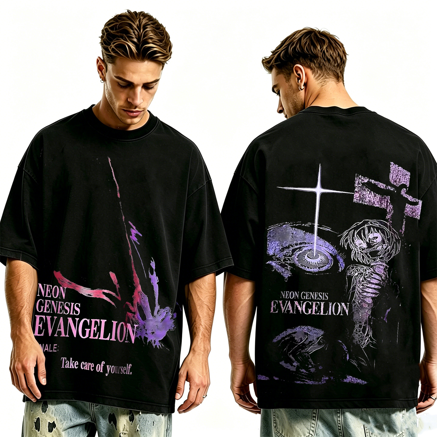 Neon Genesis Evangelion Oversized T-shirt/Crewneck/Hoodie