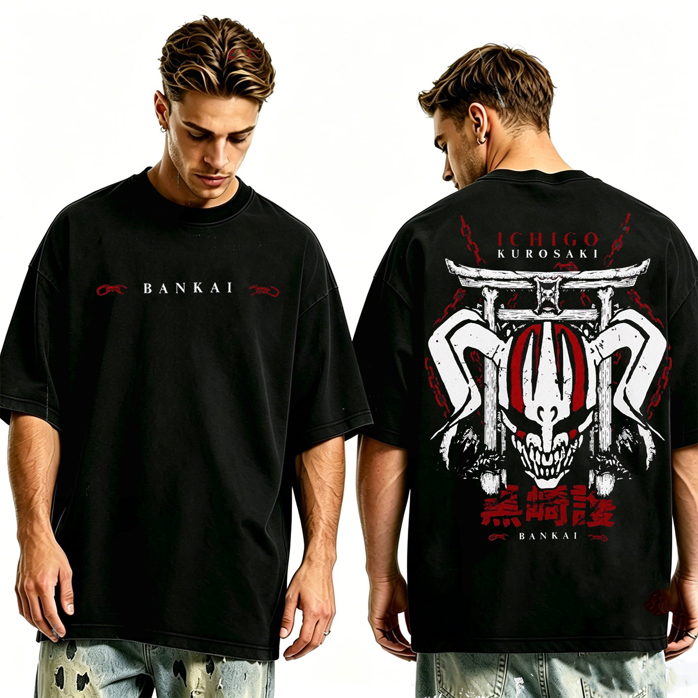 Bleach Washed T-shirt/Crewneck/Hoodie