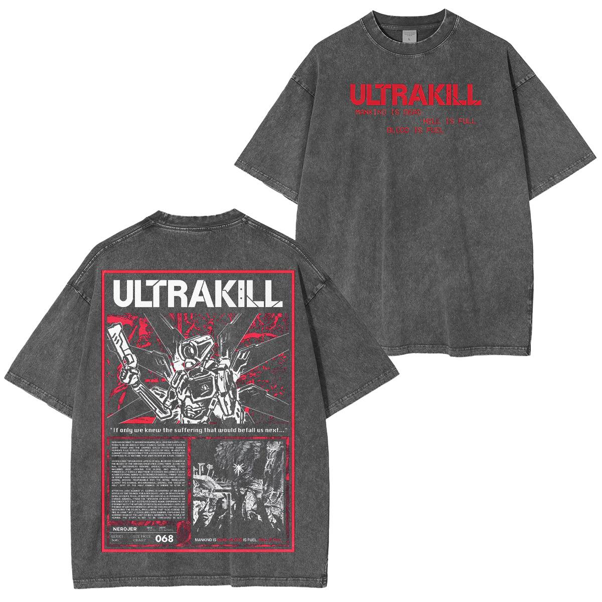 ULTRAKILL Oversized T-shirt/Crewneck/Hoodie