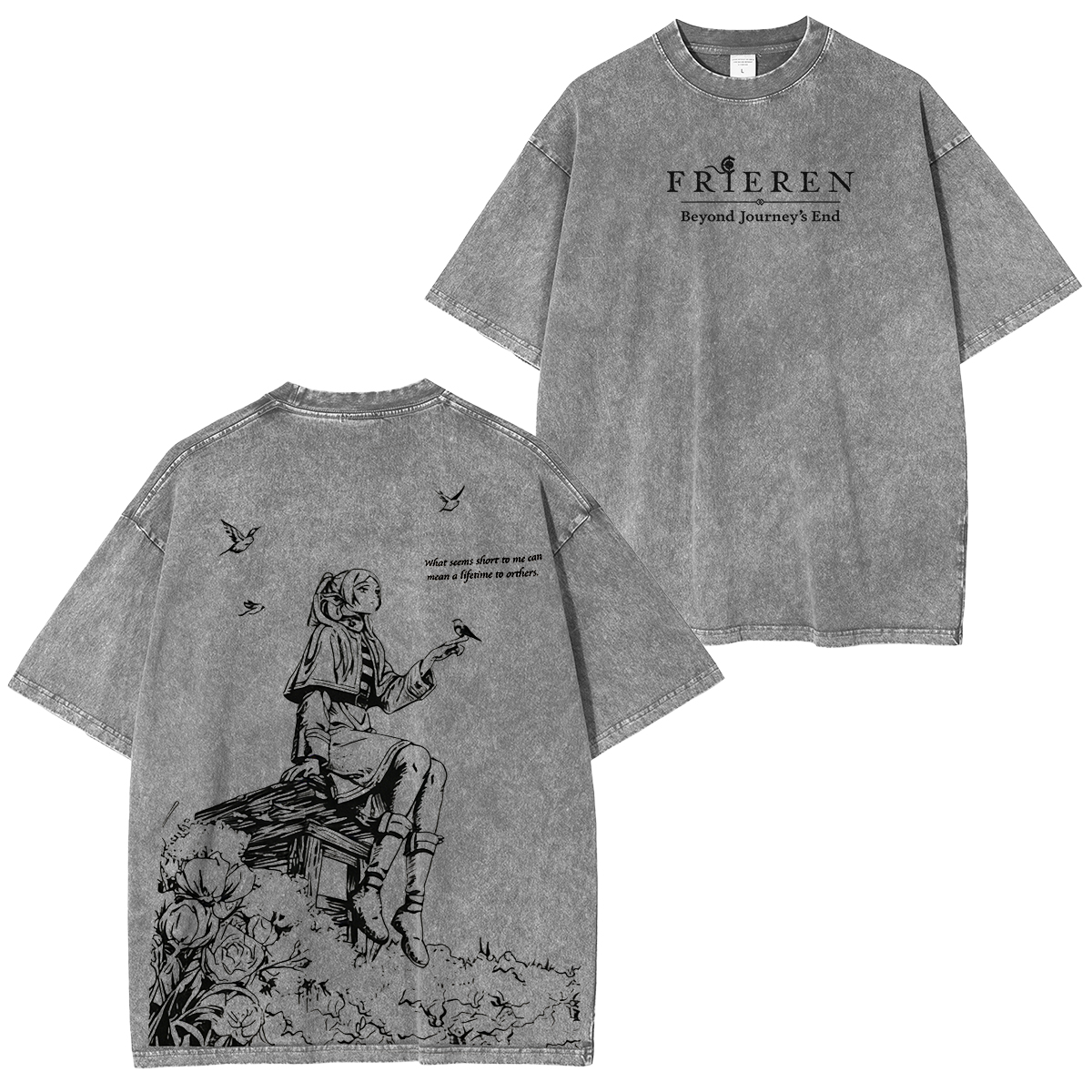 Frieren: Beyond Journey's End Washed T-shirt/Crewneck/Hoodie