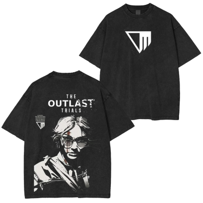 The Outlast Trials Horror Game Washed T-shirt/Crewneck/Hoodie
