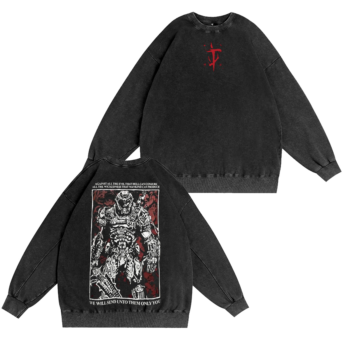 Doom Slayer Oversized T-shirt/Crewneck/Hoodie