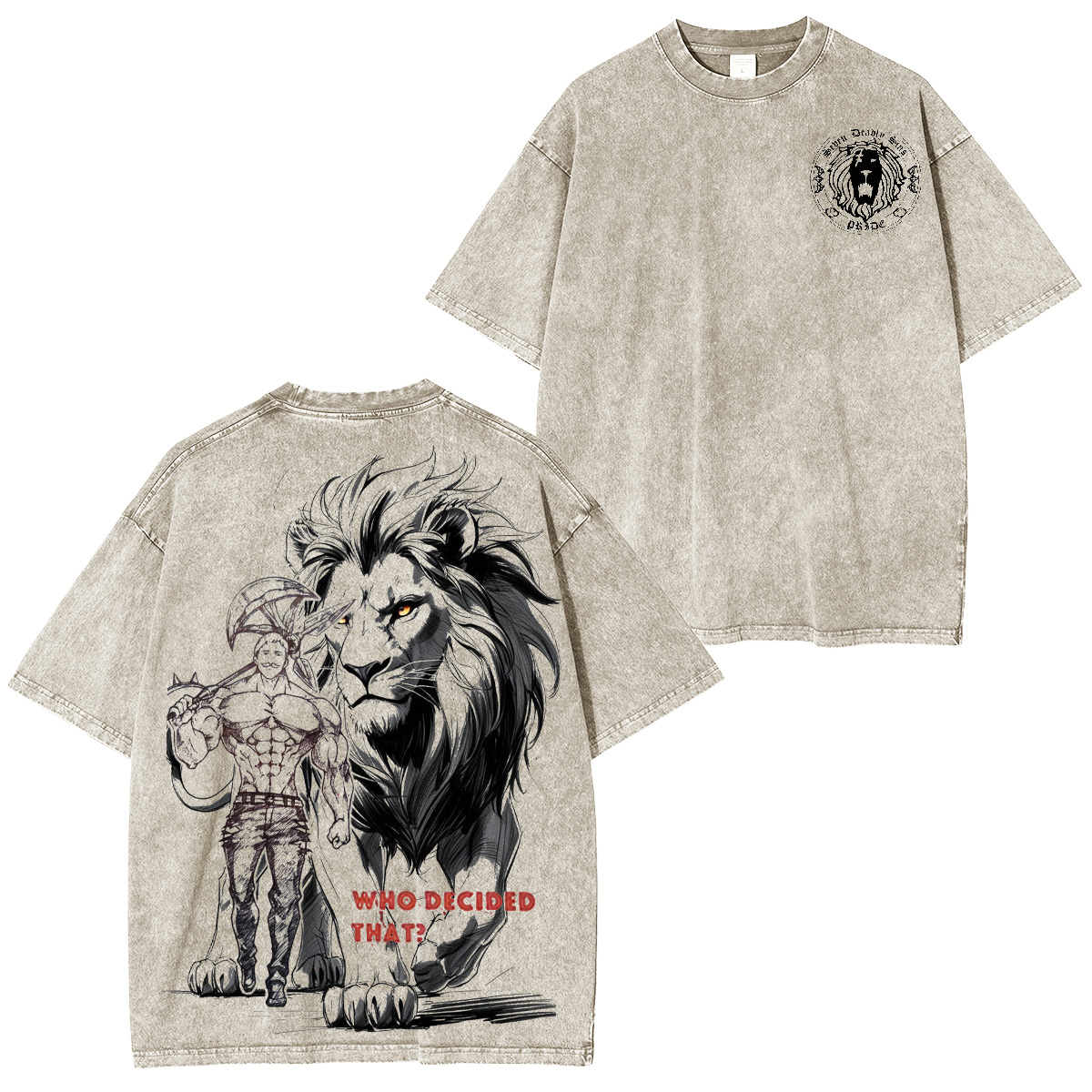 Seven Deadly Sins Oversized T-shirt/Crewneck/Hoodie