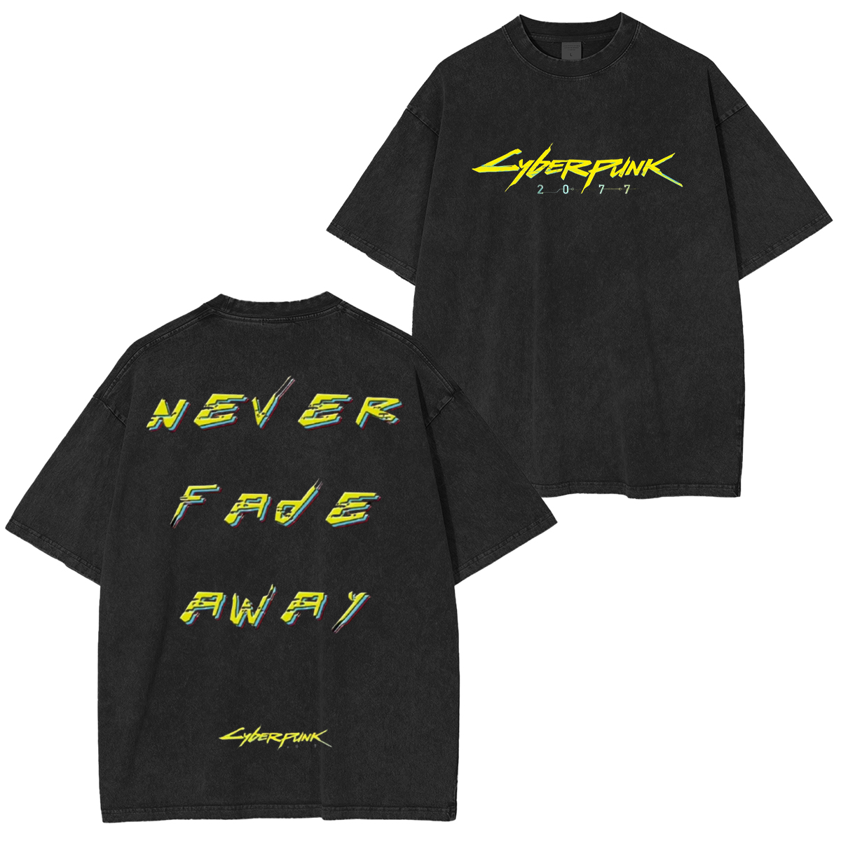 Cyberpunk 2077 Washed T-shirt/Crewneck/Hoodie