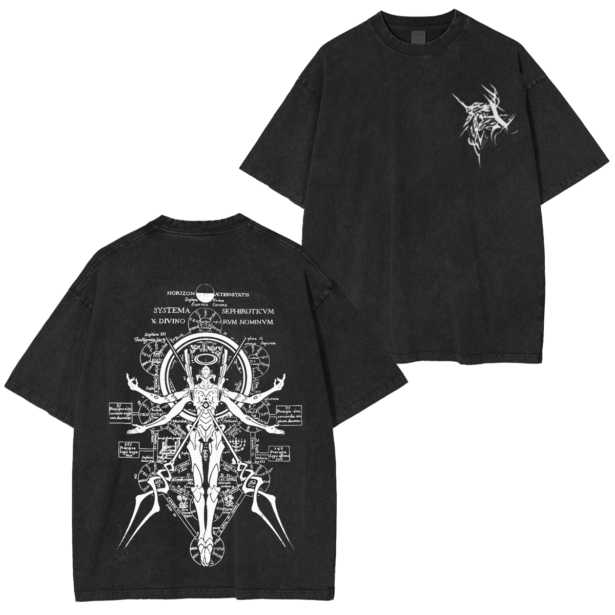 Neon Genesis Evangelion Game Unisex Washed T-Shirt