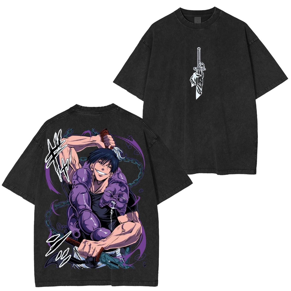 Jujutsu Kaisen Toji Fushiguro Anime Oversized T-shirt/Crewneck/Hoodie