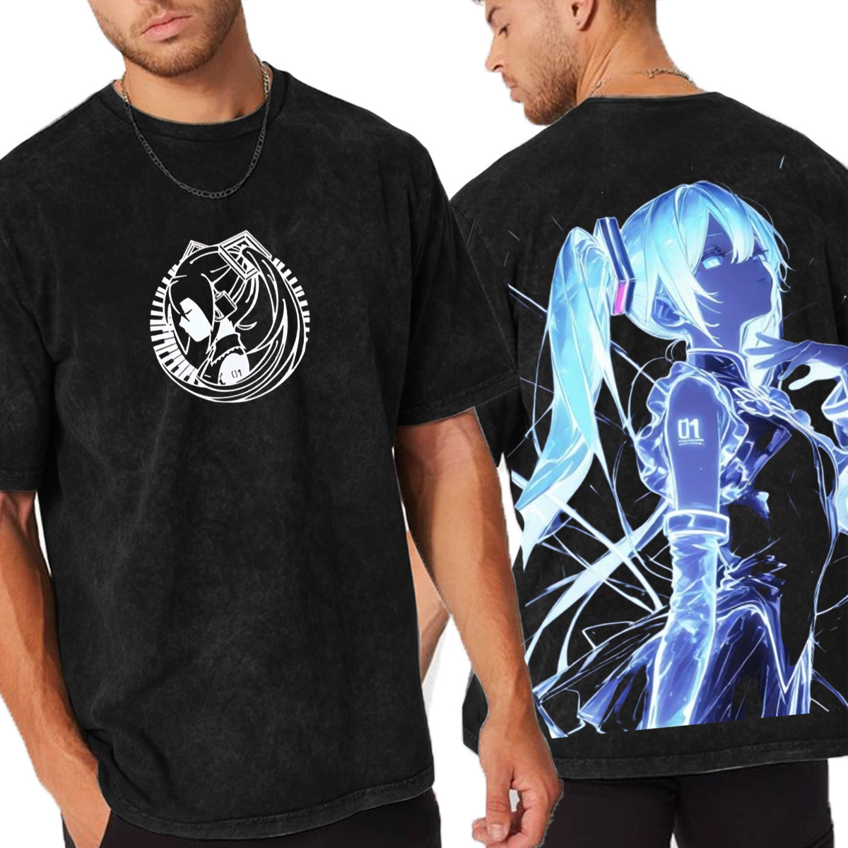 Miku Unisex Washed T-Shirt
