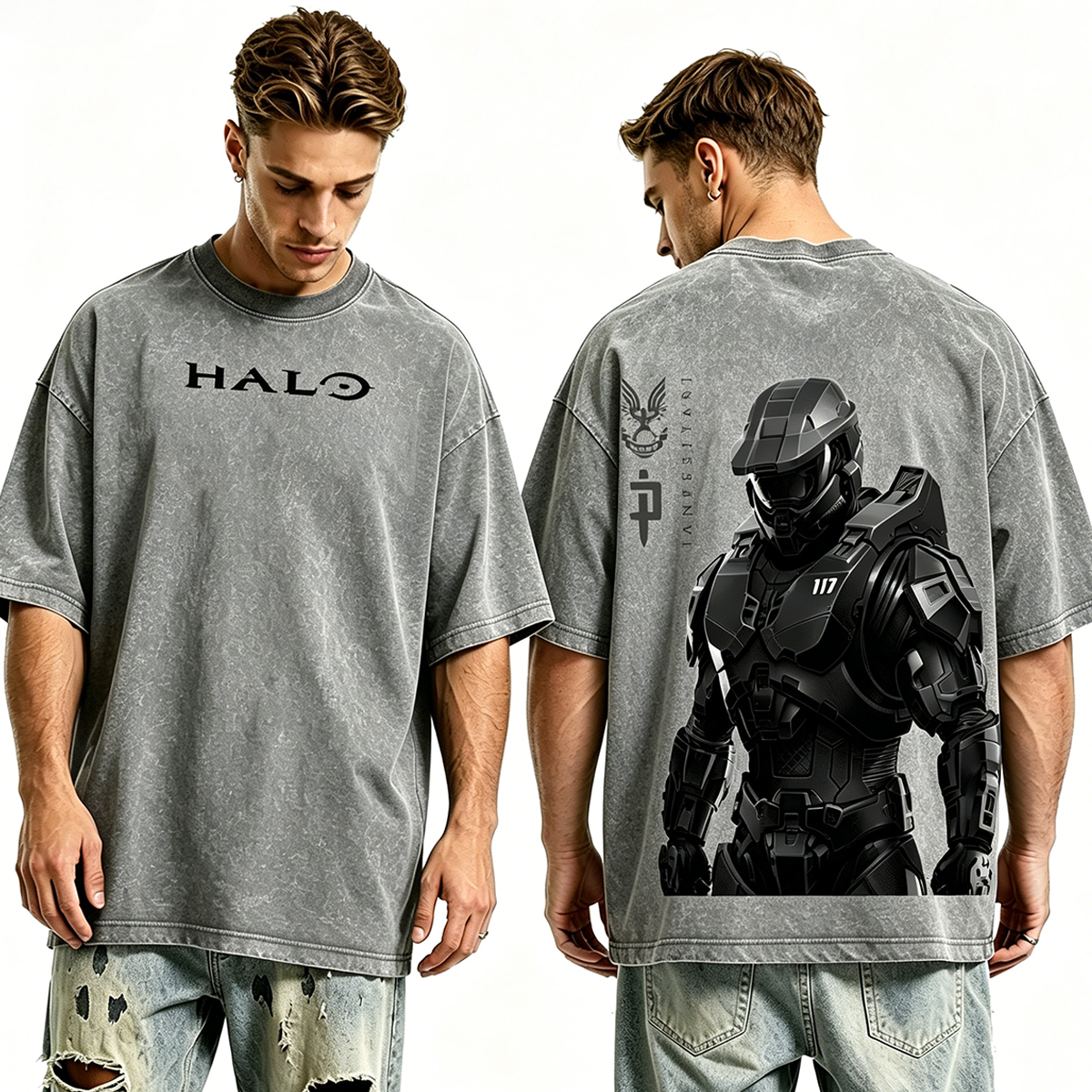 Halo Vintage Washed T-shirt/Crewneck/Hoodie