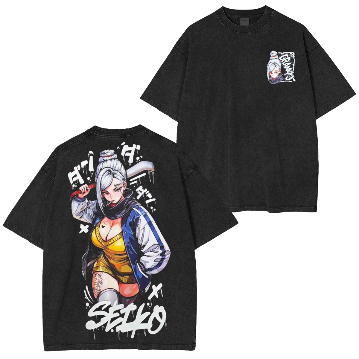 Seiko Dandadan Unisex Washed T-Shirt