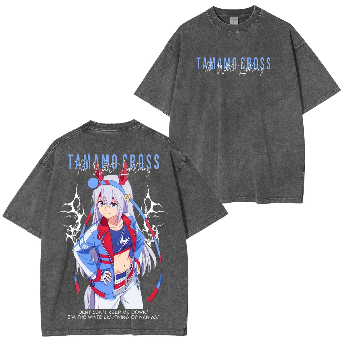 Umamusume: Pretty Derby Series Oversized Unisex Washed T-Shirt