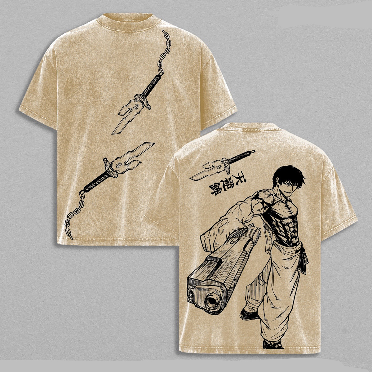 Toji Jujutsu Kaisen Washed T-shirt/Crewneck/Hoodie