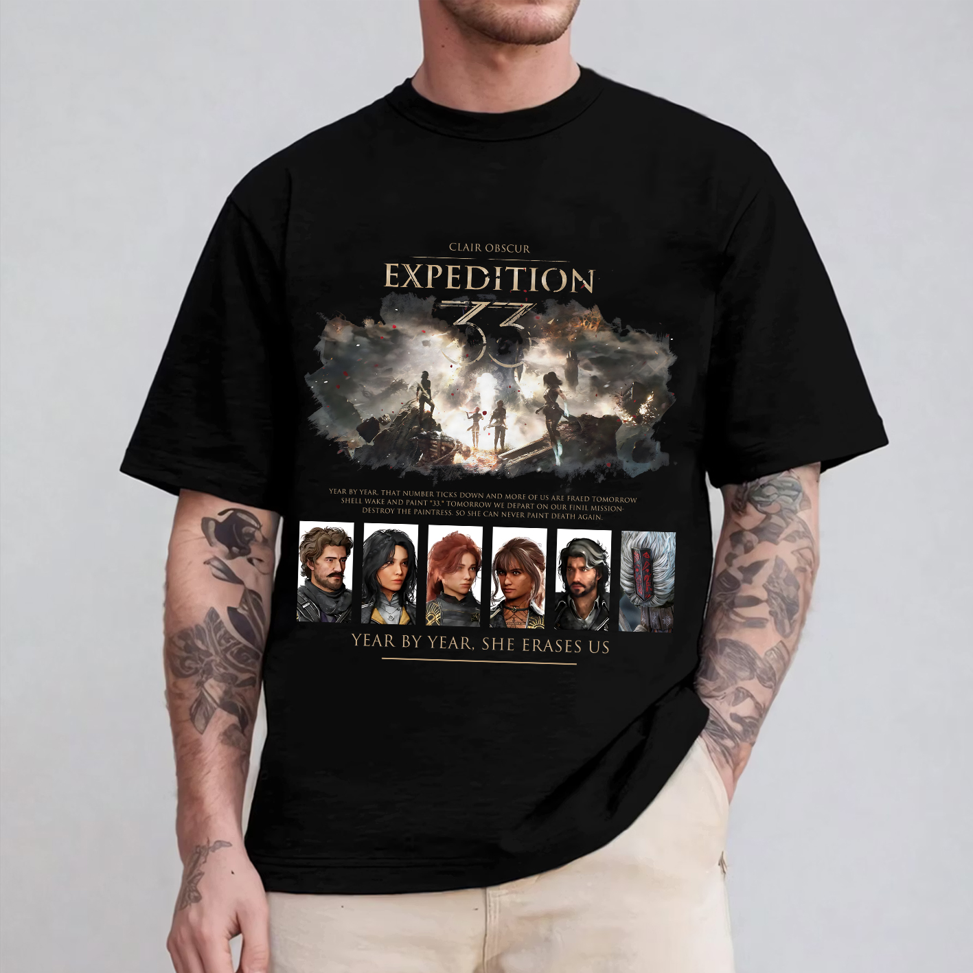 Clair Obscur Expedition 33 Oversized T-shirt/Crewneck/Hoodie
