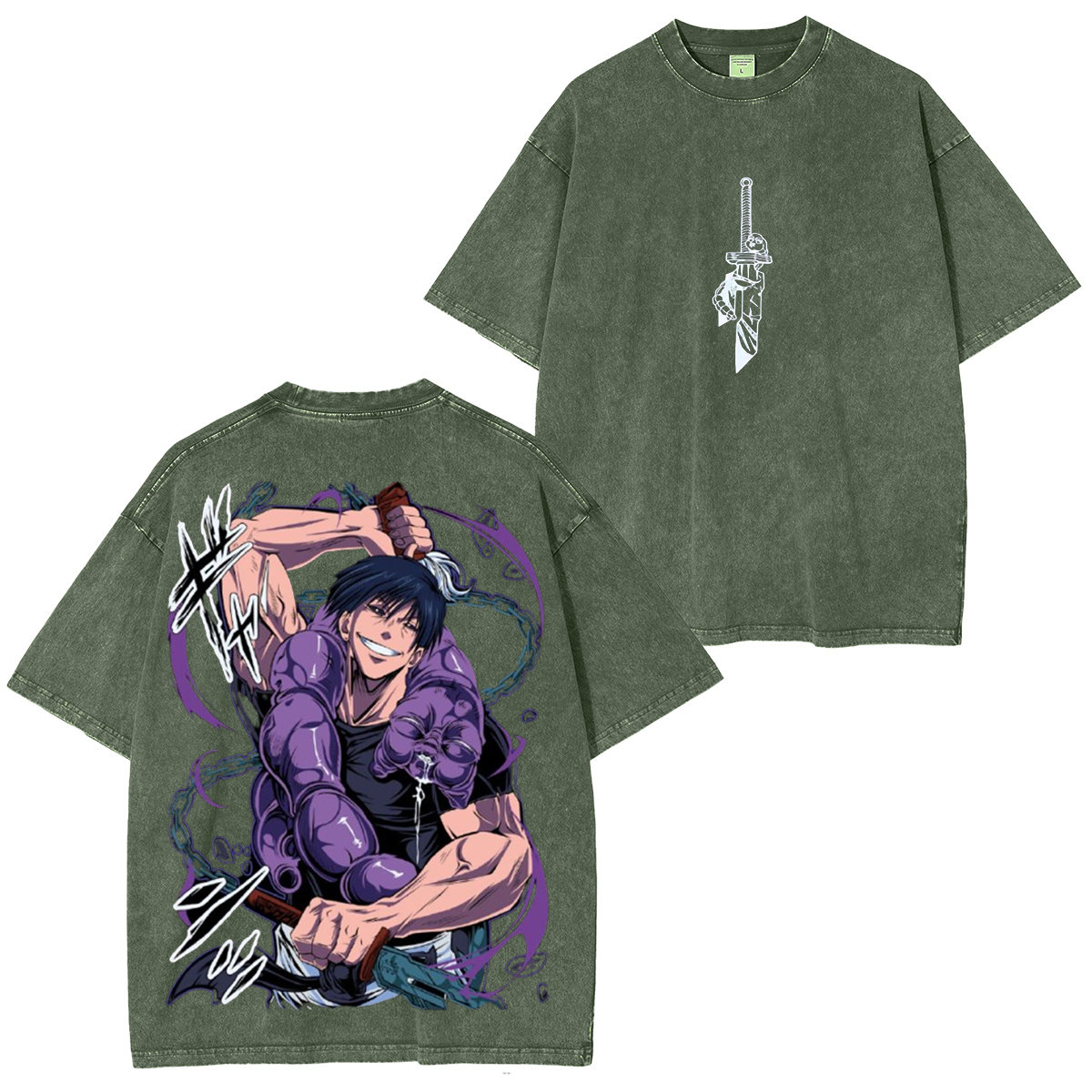 Jujutsu Kaisen Toji Fushiguro Anime Oversized T-shirt/Crewneck/Hoodie