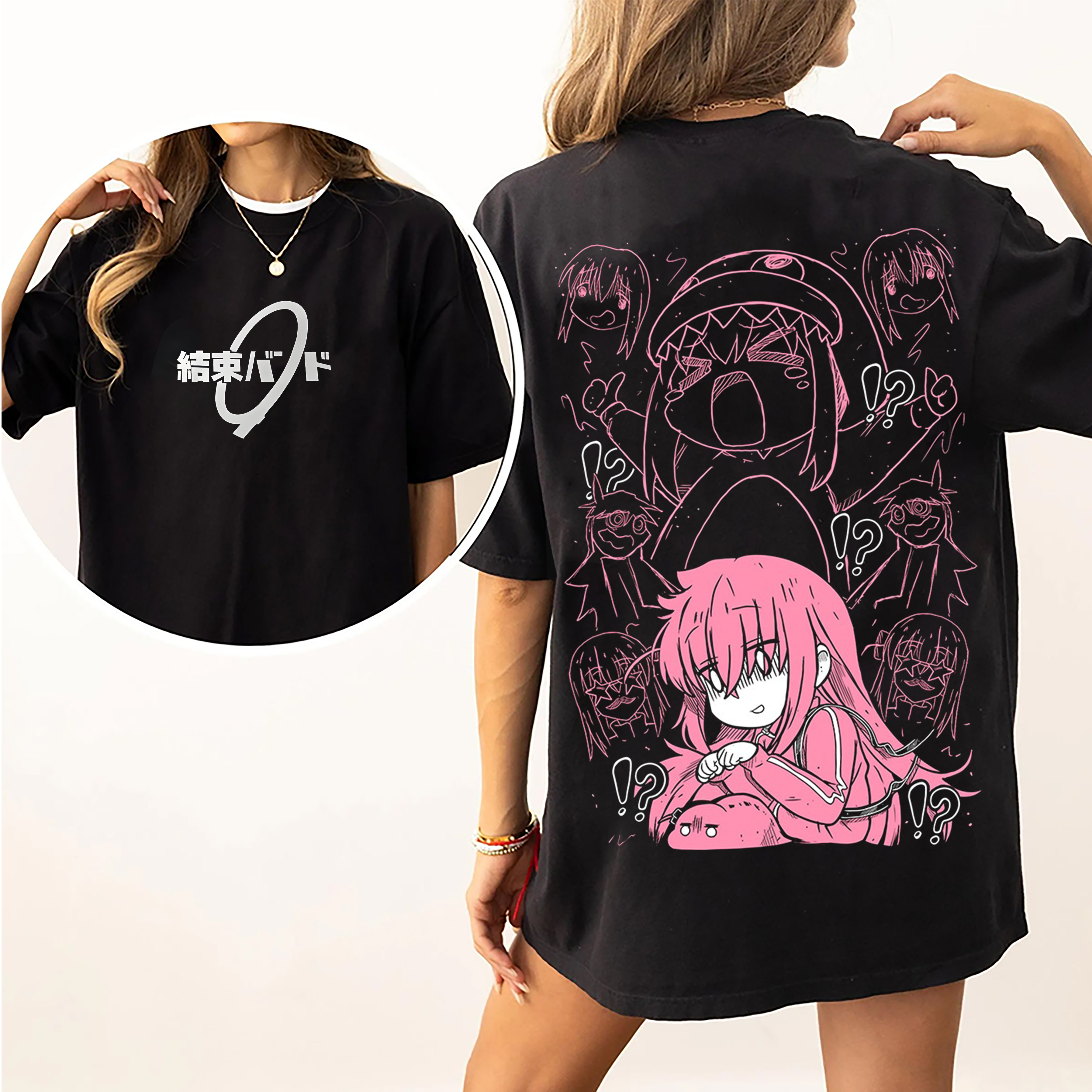 Pure Cotton Bocchi The Rock Gotou Hitori Unisex Shirt/Crewneck/Hoodie