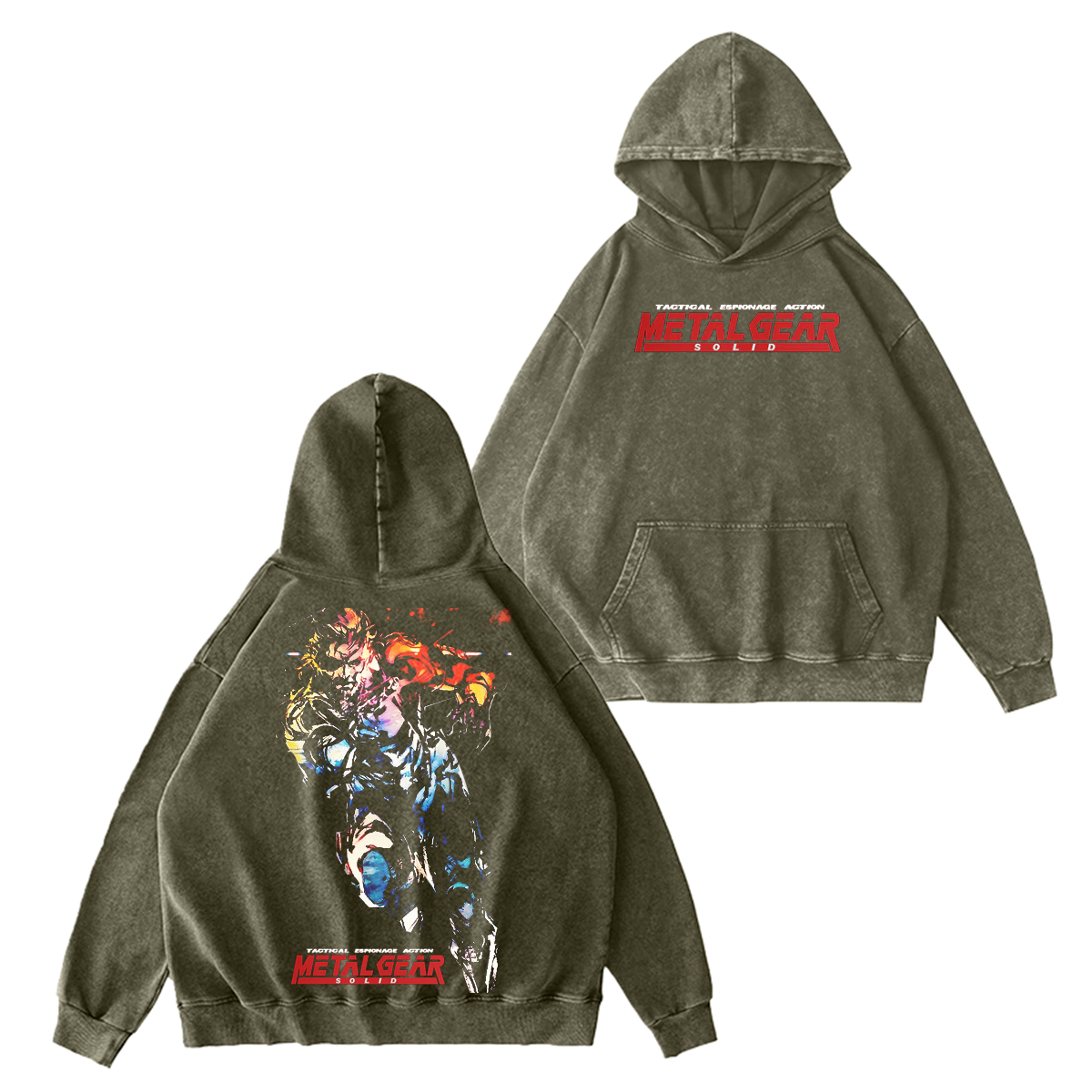 Metal Gear Vintage Washed T-shirt/Crewneck/Hoodie