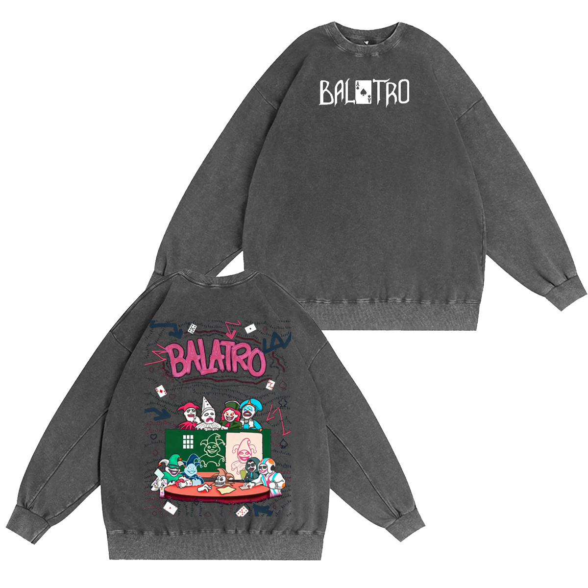 Balatro Washed T-shirt/Crewneck/Hoodie