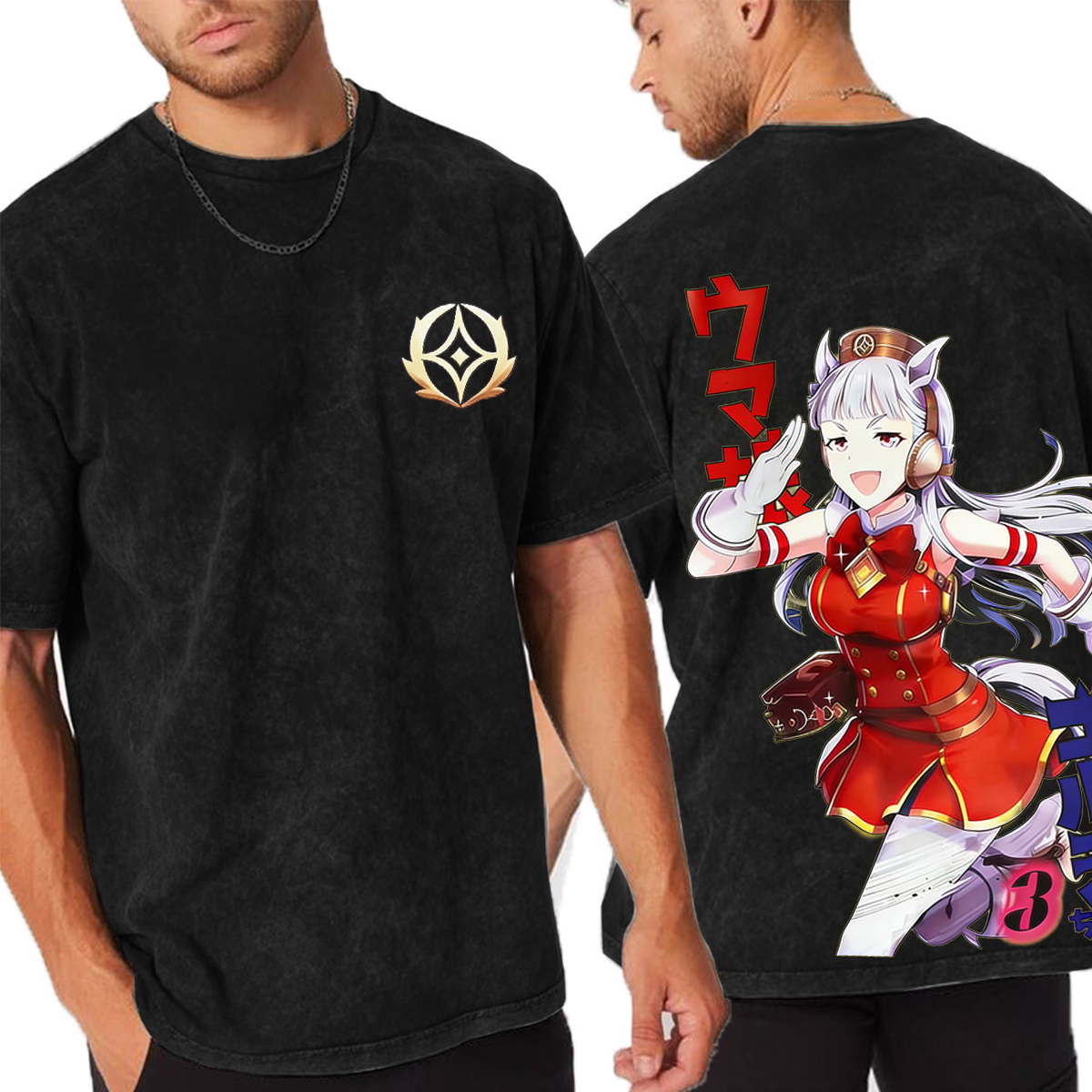 Umamusume Pretty Derby Unisex  Washed T-Shirt