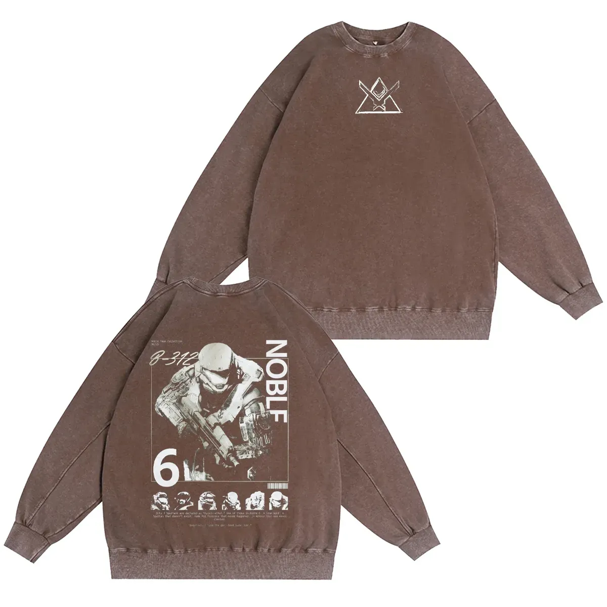 Noble Team Halo: Reach  Washed T-shirt/Crewneck/Hoodie