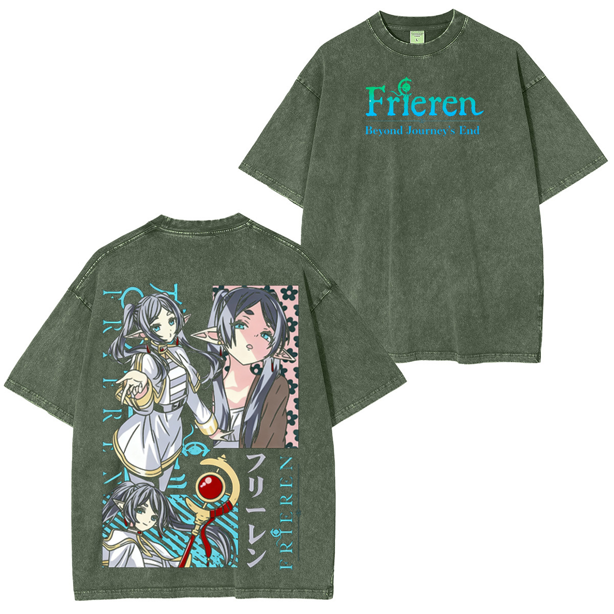 Frieren Vintage Washed T-shirt/Crewneck/Hoodie