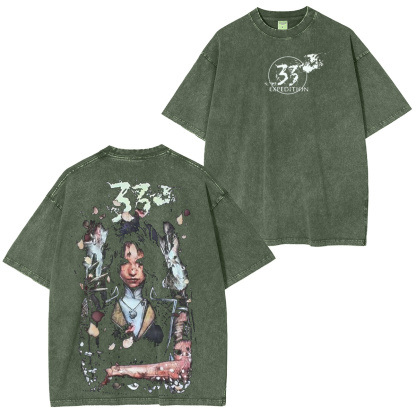 Clair Obscur Expedition 33 Vintage Washed T-shirt/Crewneck/Hoodie