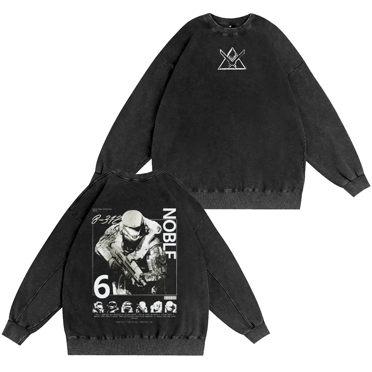 Noble Team Halo: Reach  Washed T-shirt/Crewneck/Hoodie