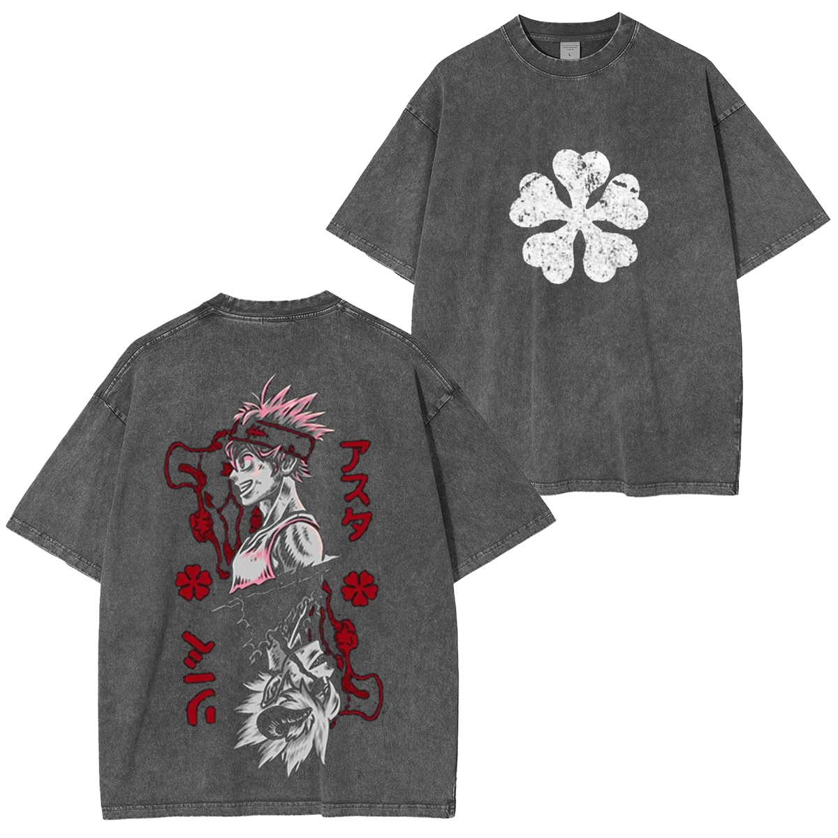 Black Asta Clover Unisex Anime T-Shirt/Crewneck/Hoodie