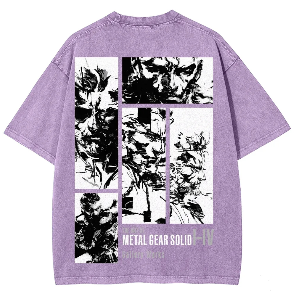 Metal Gear Solid Unisex Washed T-Shirt