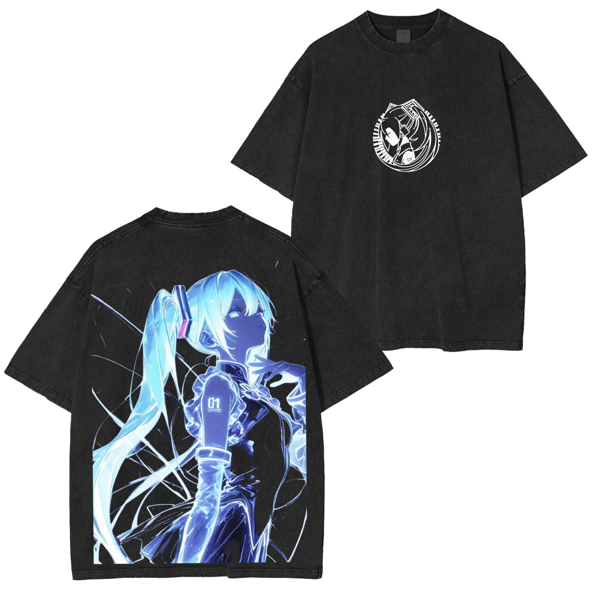 Miku Unisex Washed T-Shirt