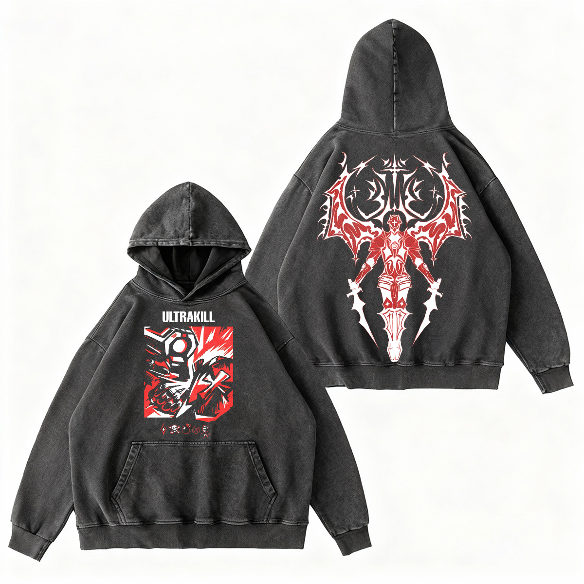 ULTRAKILL Oversized Washed T-shirt/Crewneck/Hoodie