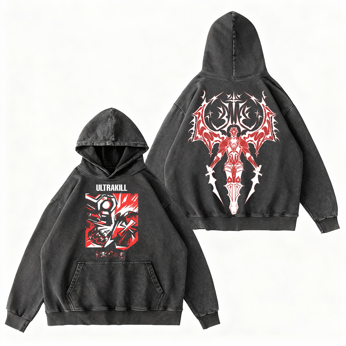 ULTRAKILL Oversized Washed T-shirt/Crewneck/Hoodie