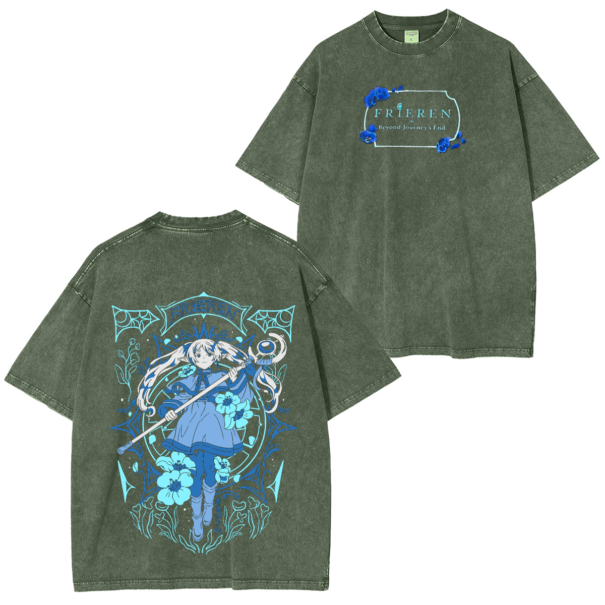 Frieren: Beyond Journey’s End Washed T-shirt/Crewneck/Hoodie