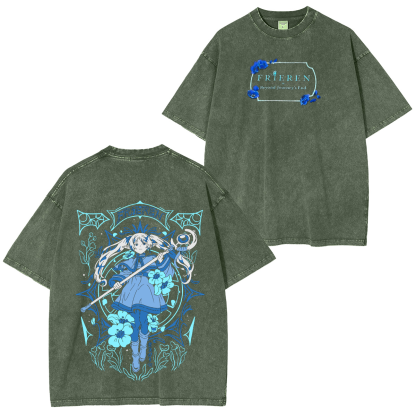 Frieren: Beyond Journey’s End Washed T-shirt/Crewneck/Hoodie