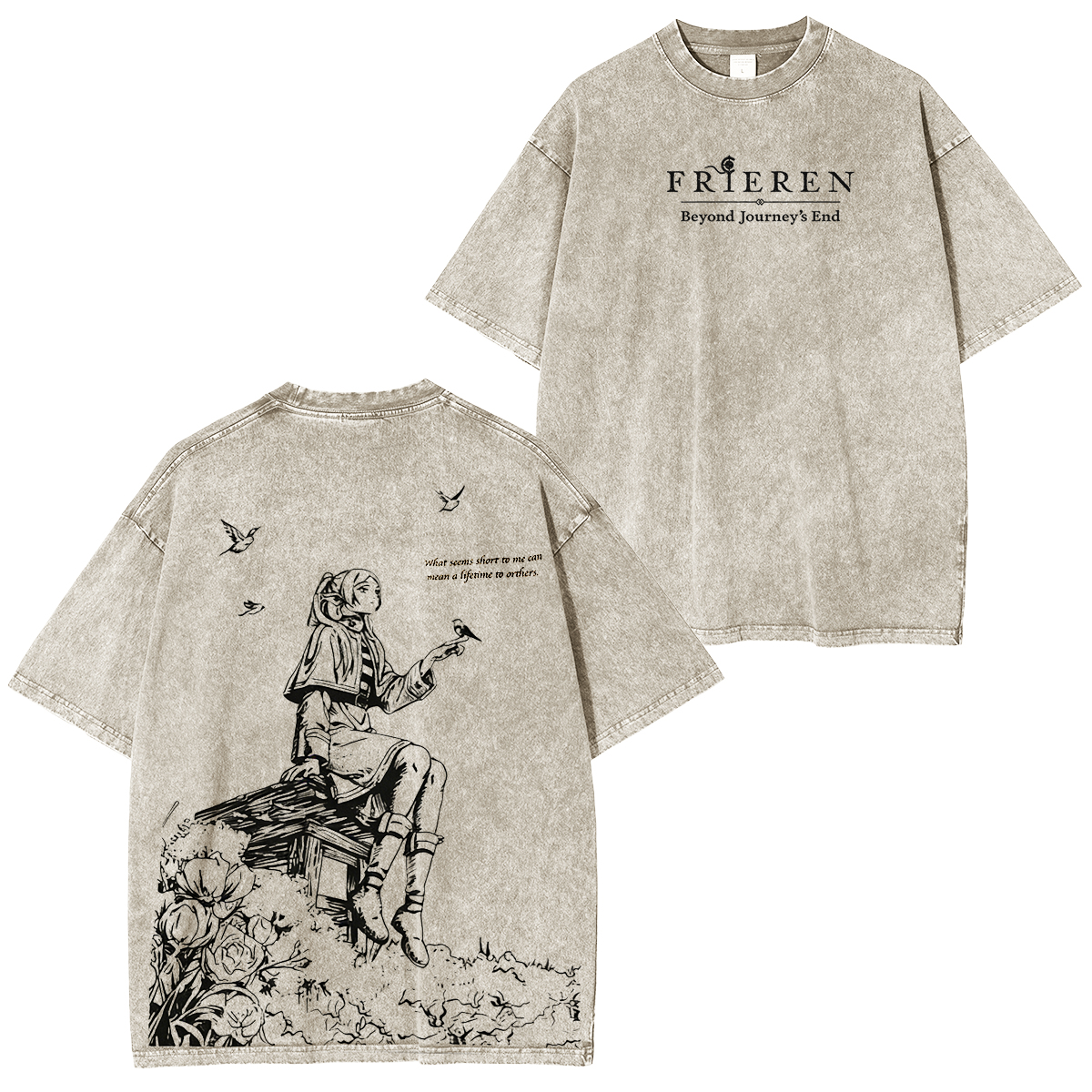 Frieren: Beyond Journey's End Washed T-shirt/Crewneck/Hoodie