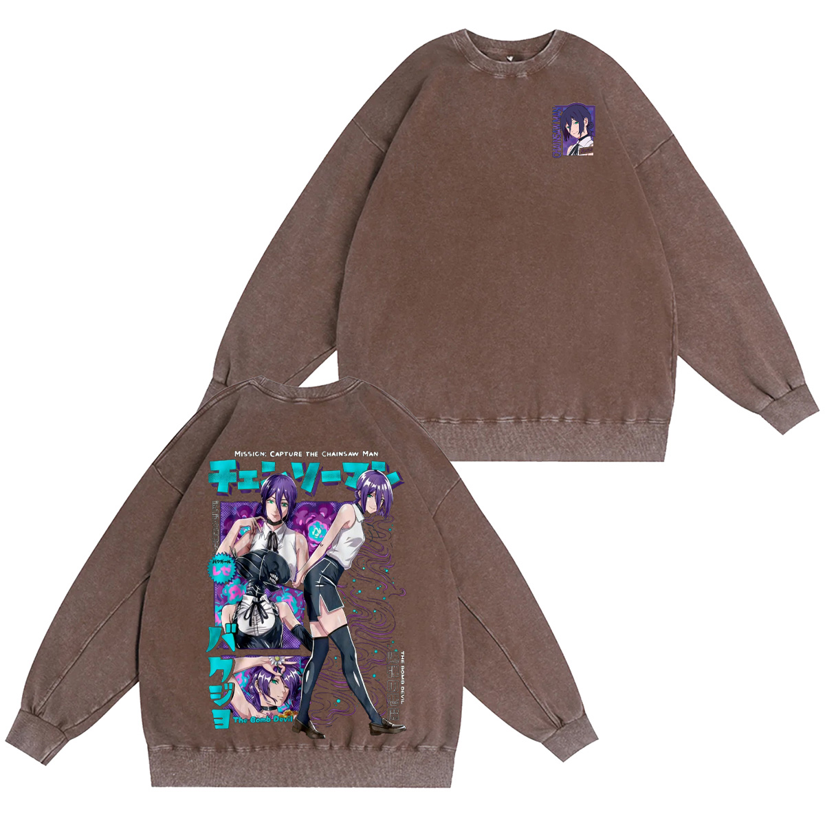Reze Chainsaw Man Oversized T-shirt/Crewneck/Hoodie