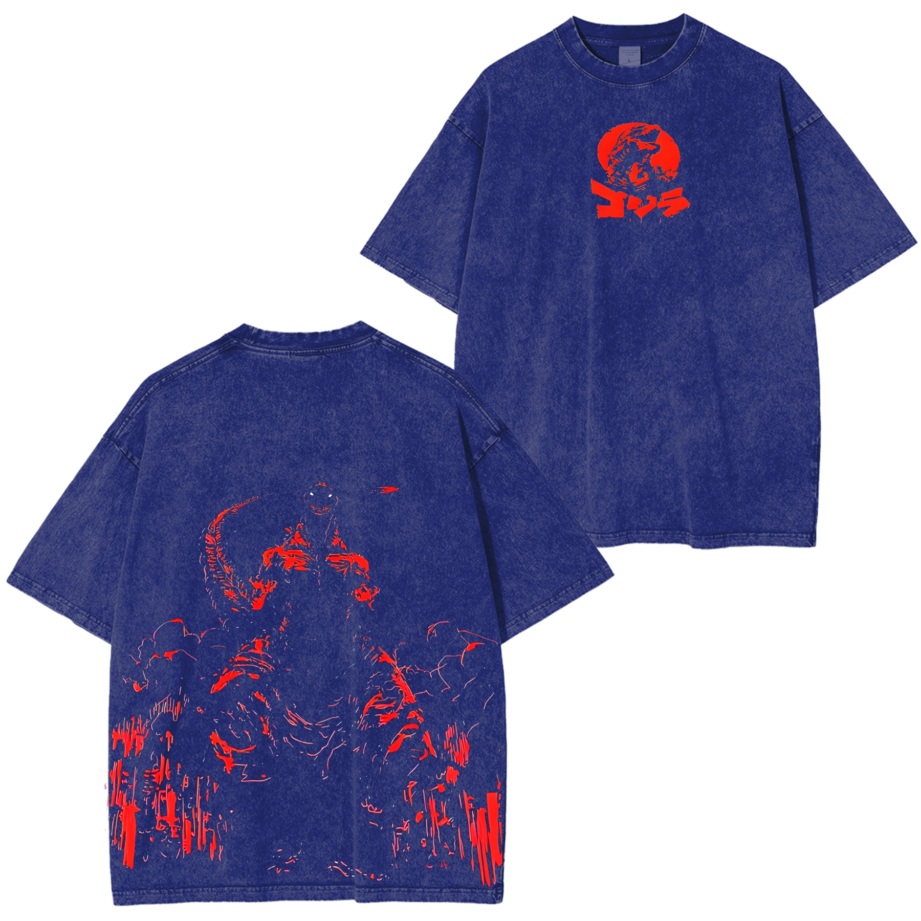 Shin Godzilla Vintage Unisex Washed T-Shirt