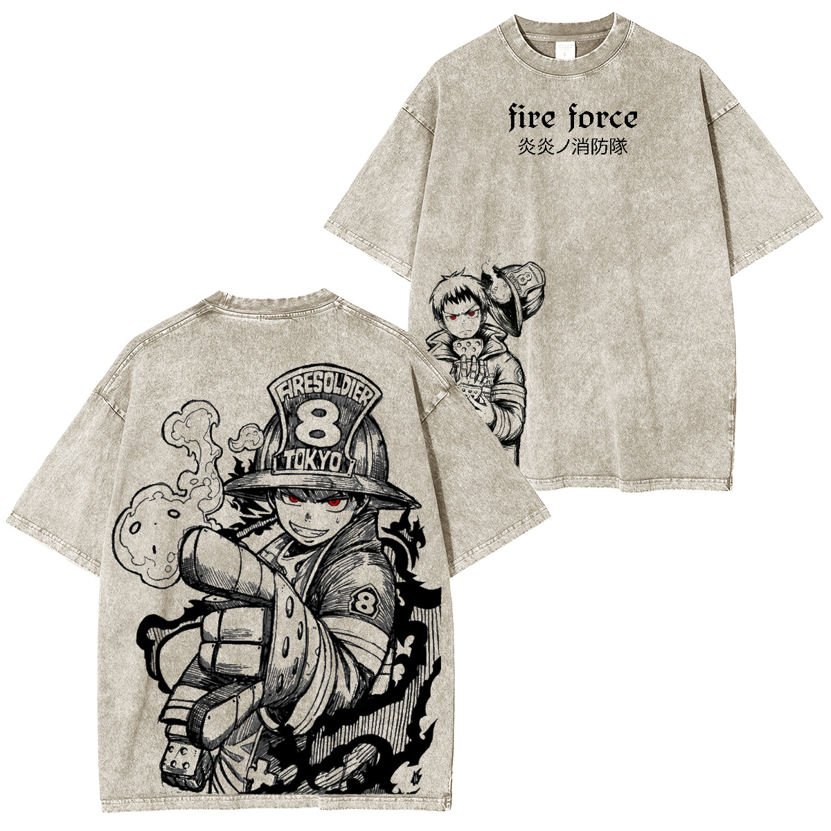 Fire Force Oversized T-shirt/Crewneck/Hoodie
