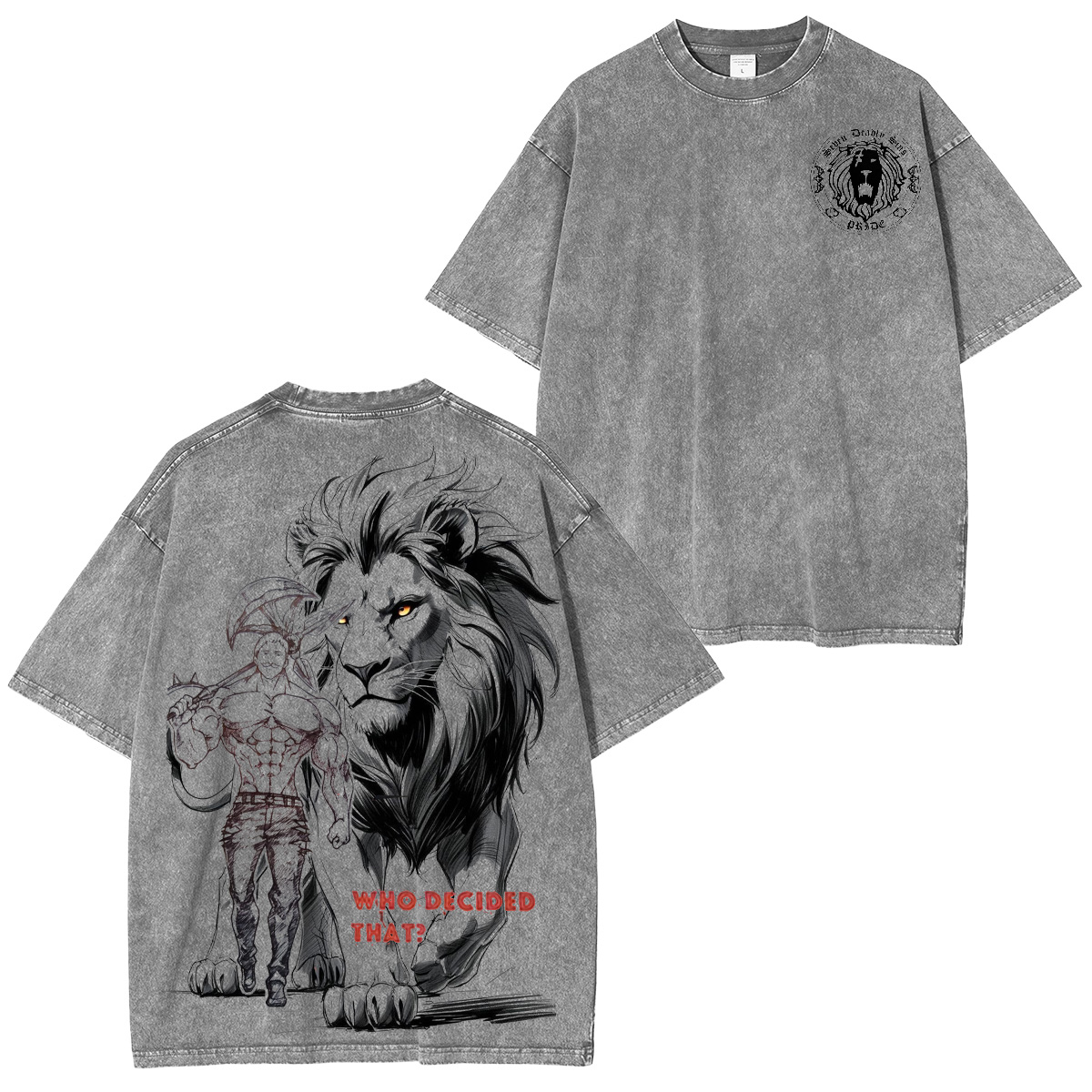 Seven Deadly Sins Oversized T-shirt/Crewneck/Hoodie