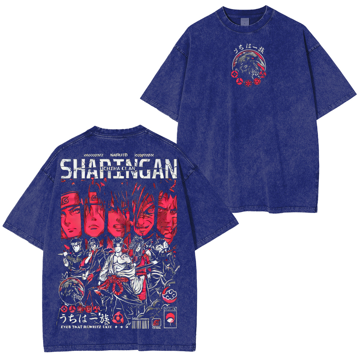 Uchiha Ichizoku Naruto Oversized T-shirt/Crewneck/Hoodie