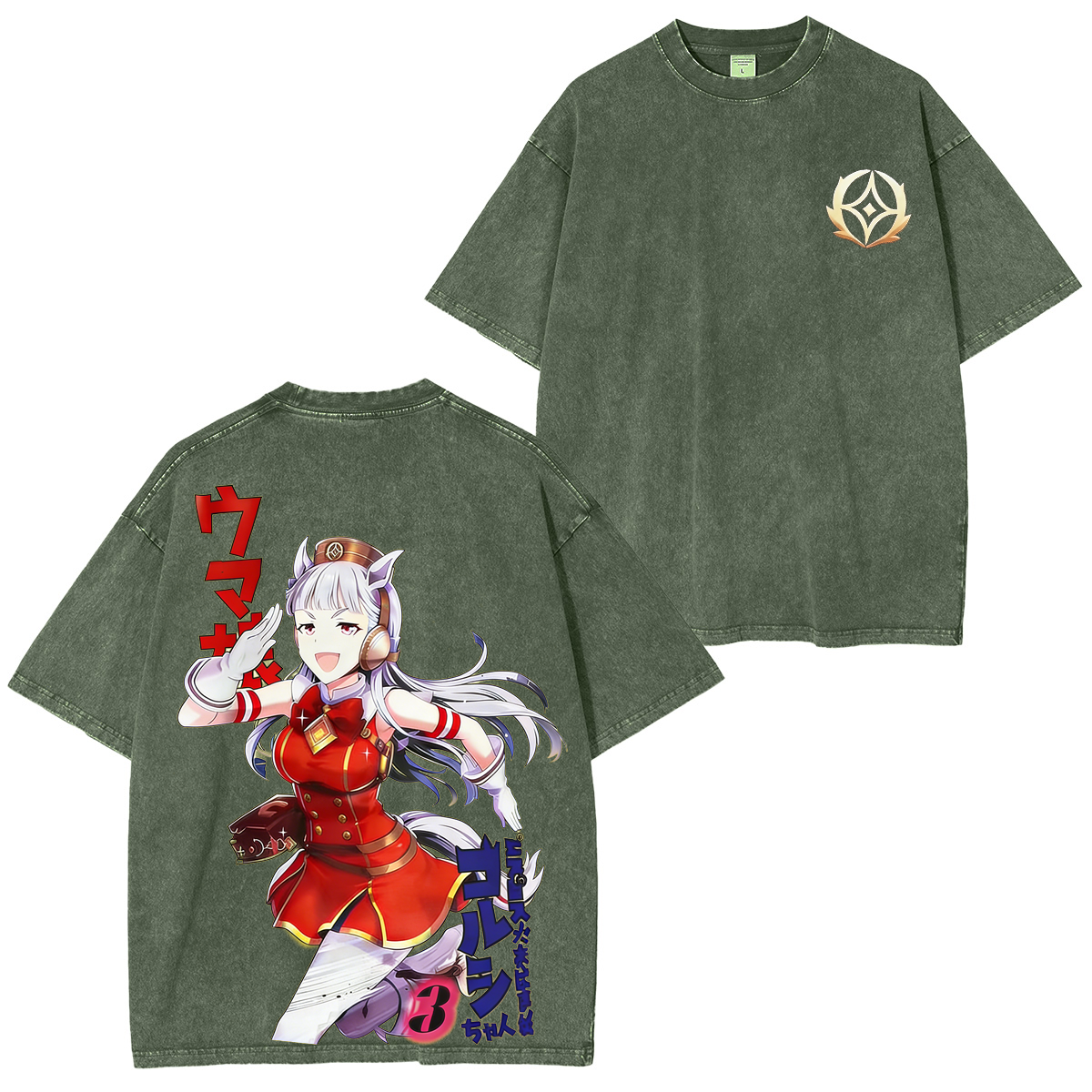 Umamusume Pretty Derby Unisex  Washed T-Shirt