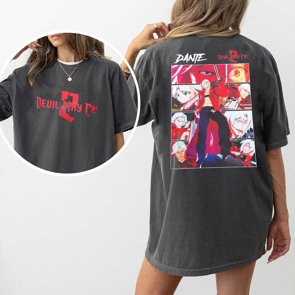Devil May Cry Anime Oversized T-shirt/Crewneck/Hoodie