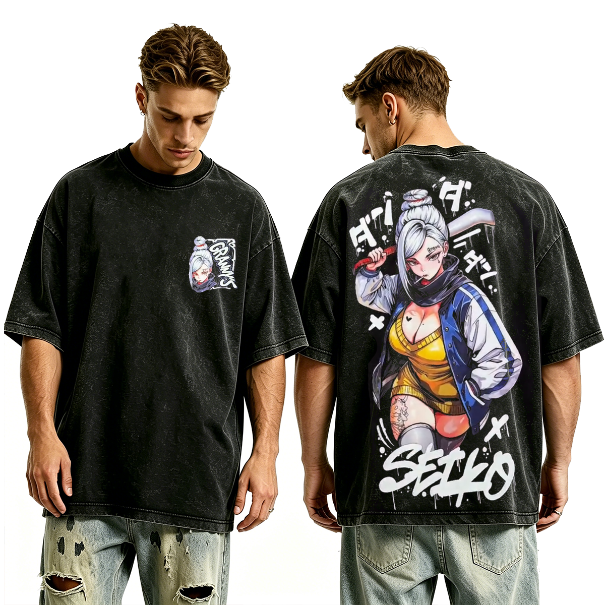 Seiko Dandadan Unisex Washed T-Shirt