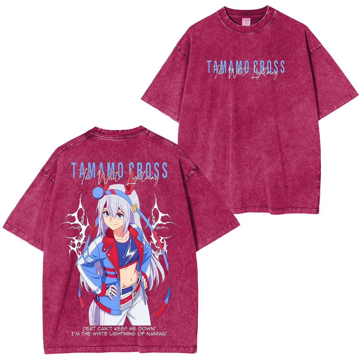 Umamusume: Pretty Derby Series Oversized Unisex Washed T-Shirt