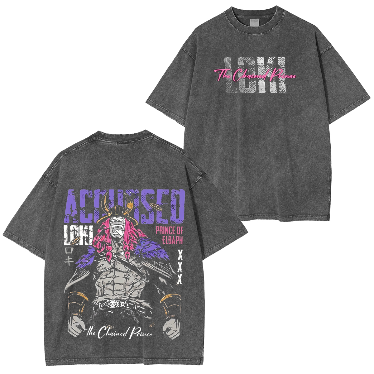 One Piece Unisex Washed T-Shirt