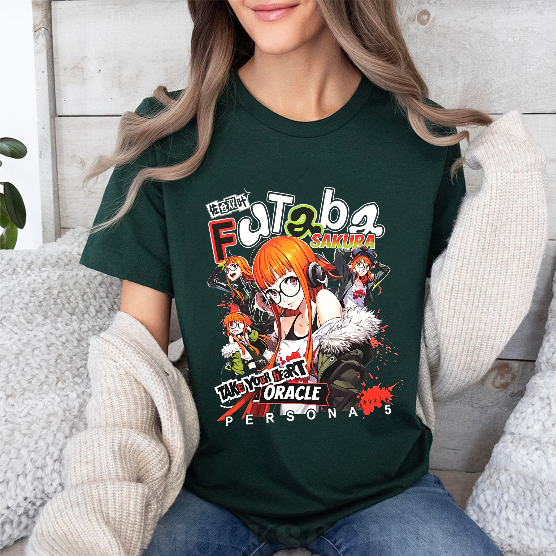 Futaba Sakura Persona  Oversized T-shirt/Crewneck/Hoodie