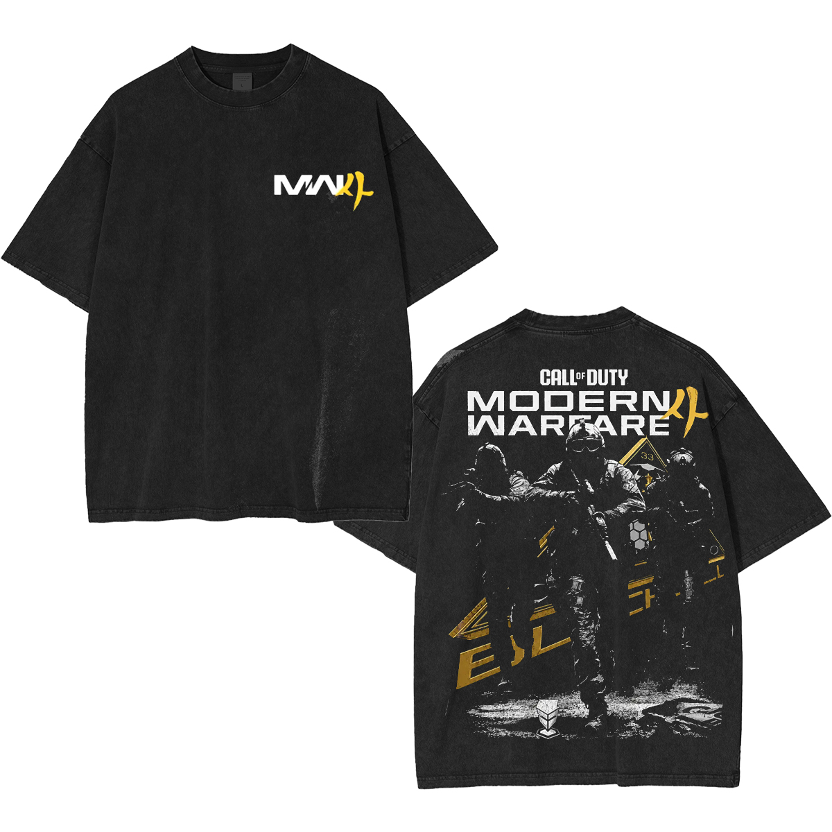 Call Of Duty Mobile Anime Unisex Washed T-Shirt