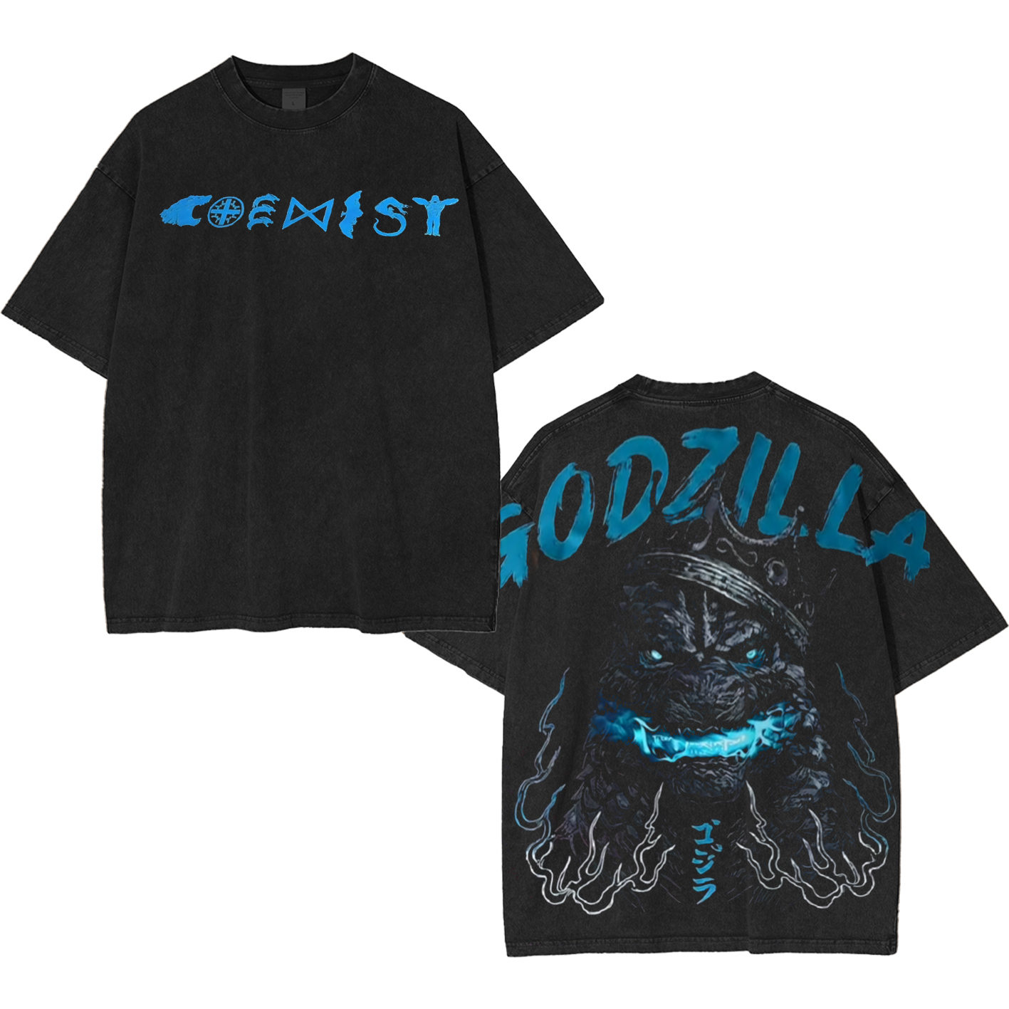 GODZILLA Unisex Washed T-Shirt