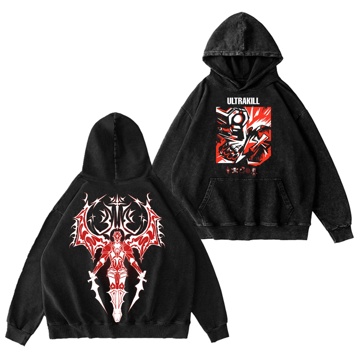 ULTRAKILL Oversized Washed T-shirt/Crewneck/Hoodie