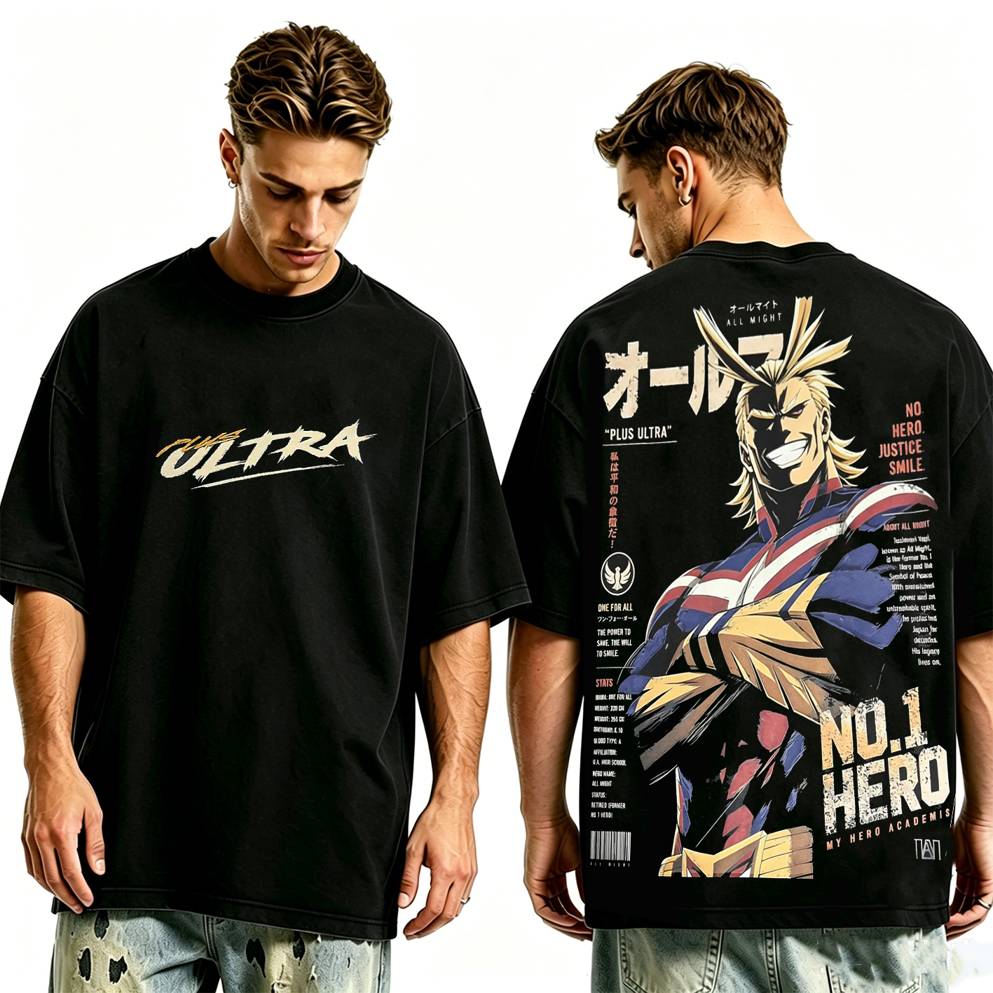 All Might  Oversized T-shirt/Crewneck/Hoodie