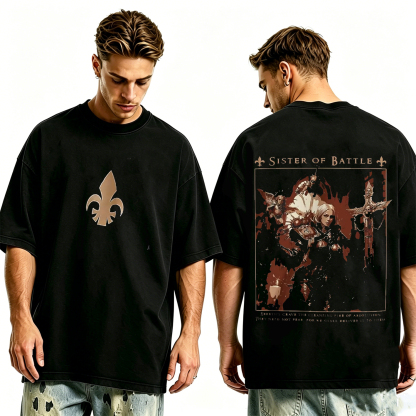 40K Battle Nun Oversized T-shirt/Crewneck/Hoodie
